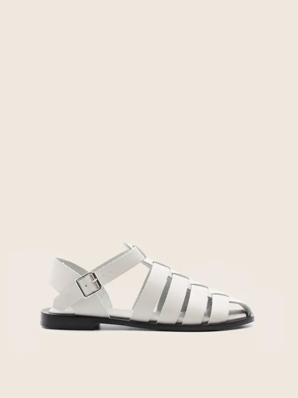 Sanza Oyster Sandal sold by Maguire Shoes