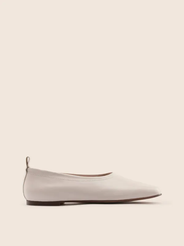 Velada Cream Ballerina sold by Maguire Shoes