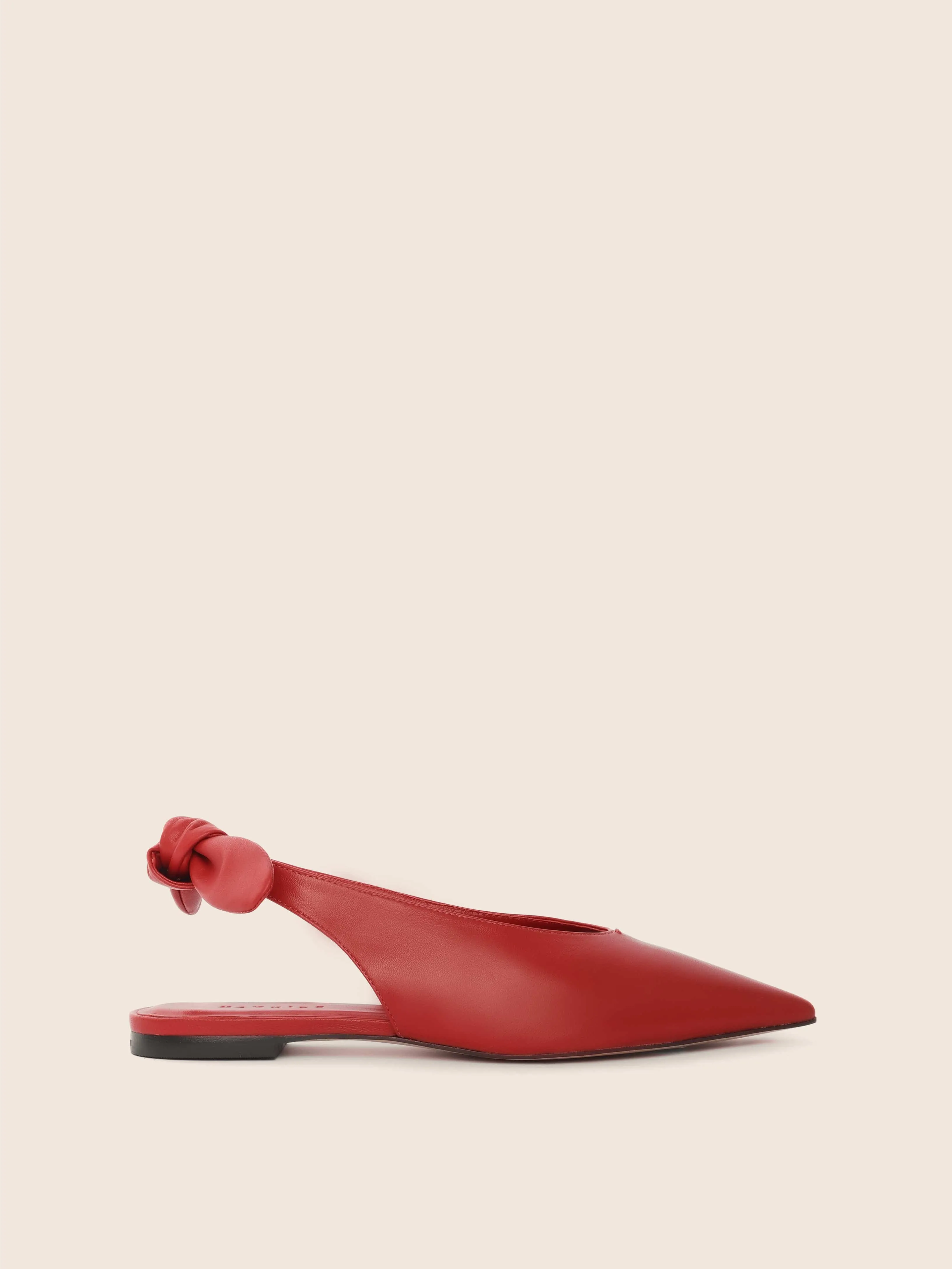 Ondina Cherry Mule sold by Maguire Shoes