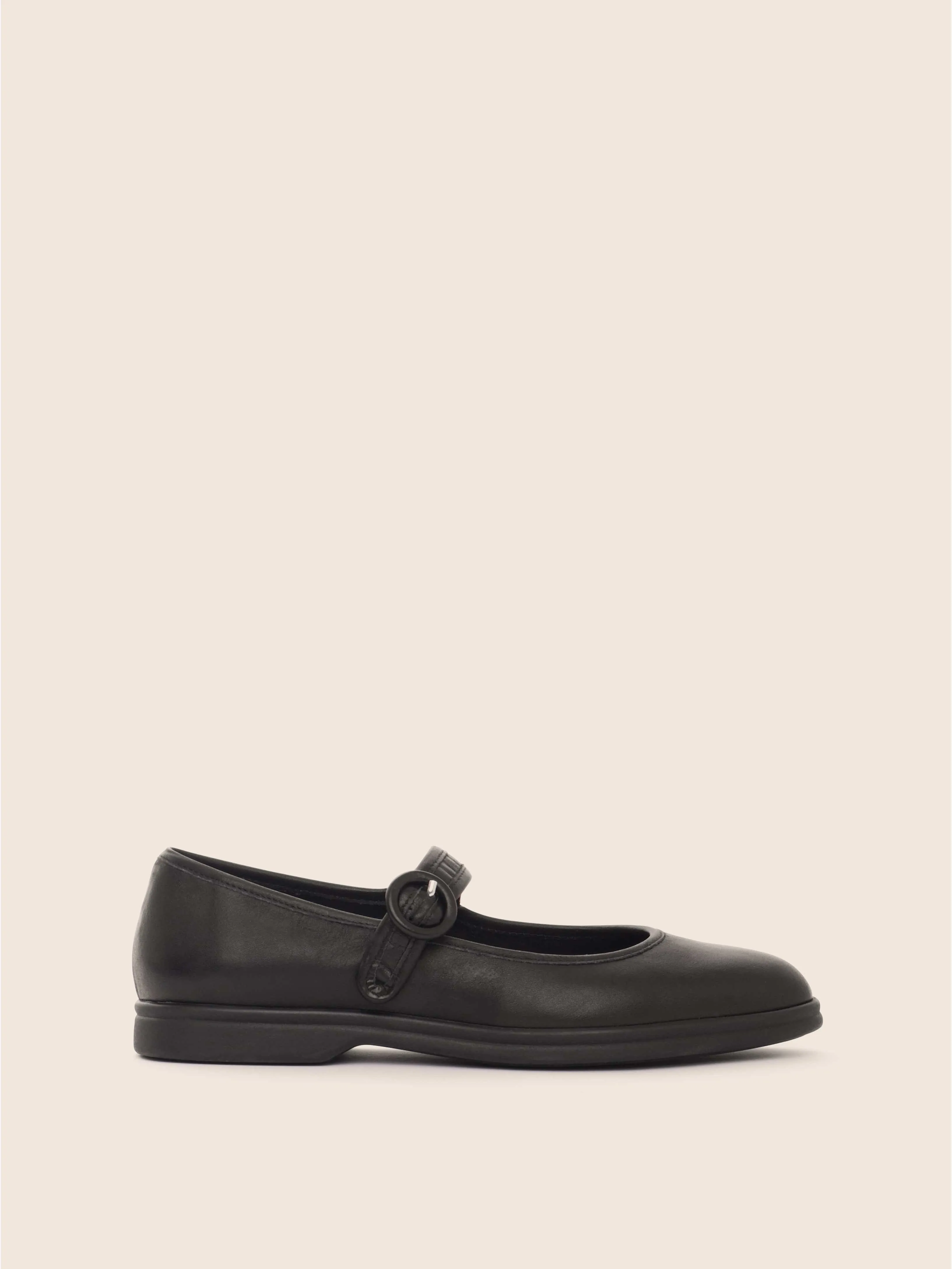 Orcia Black Ballerina sold by Maguire Shoes