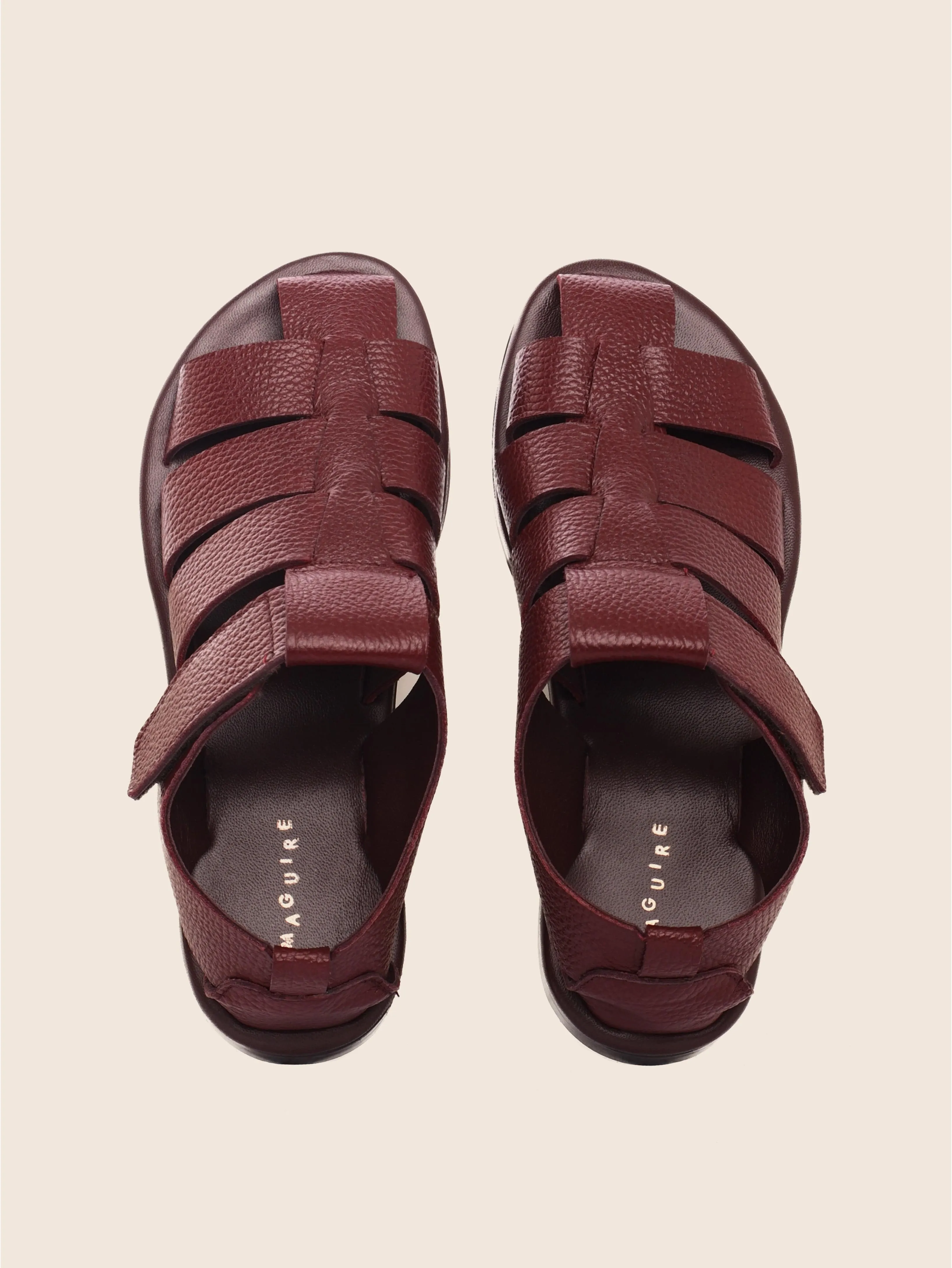 Marta Oxblood Sandal sold by Maguire Shoes product image thumbnail 3
