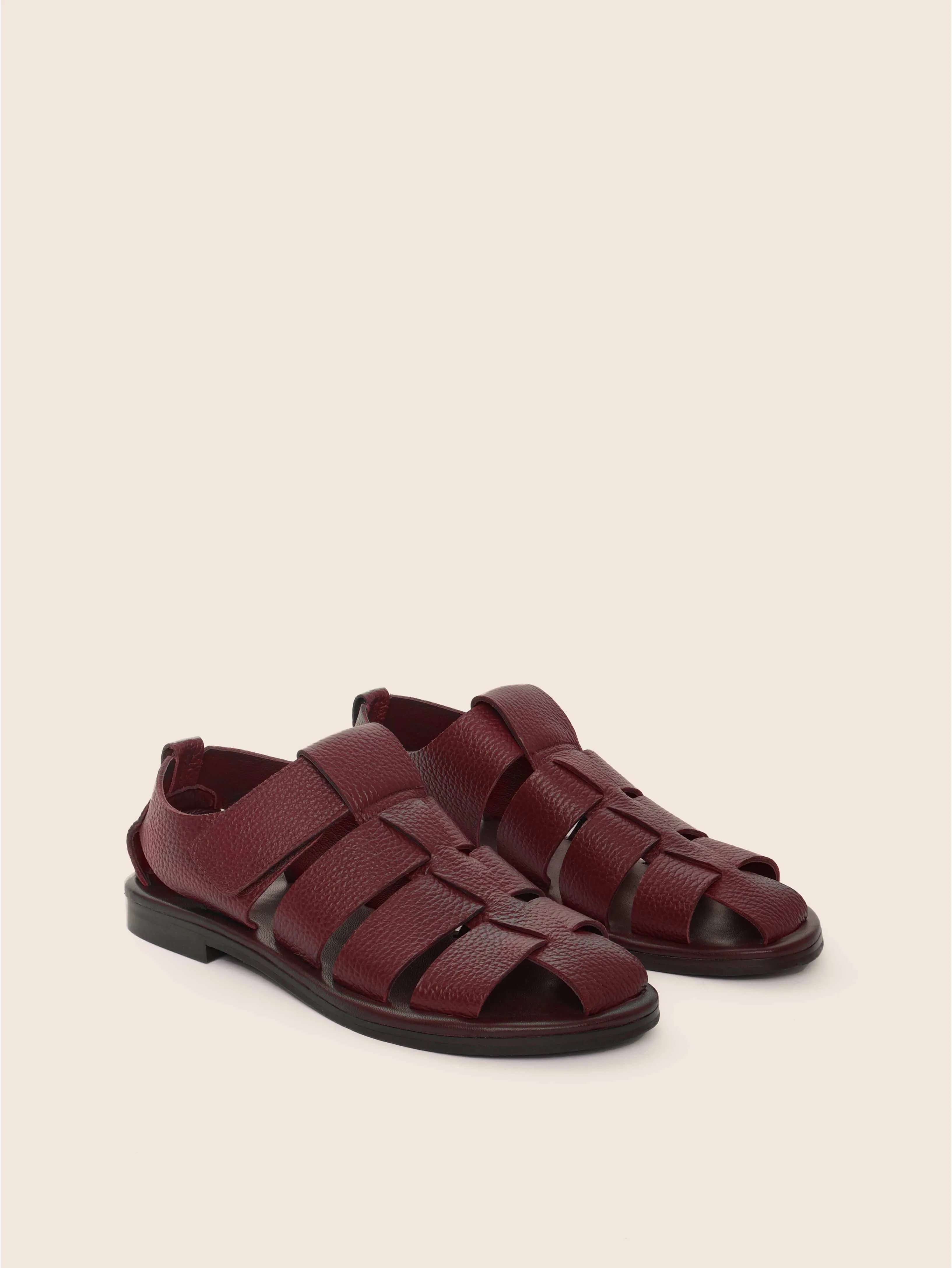 Marta Oxblood Sandal sold by Maguire Shoes product image thumbnail 4