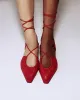 Rafael Cherry Pump sold by Maguire Shoes