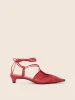 Rafael Cherry Pump sold by Maguire Shoes