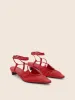 Rafael Cherry Pump sold by Maguire Shoes