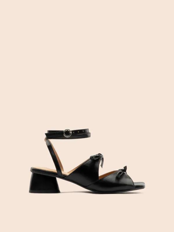 Mira Black Heel sold by Maguire Shoes