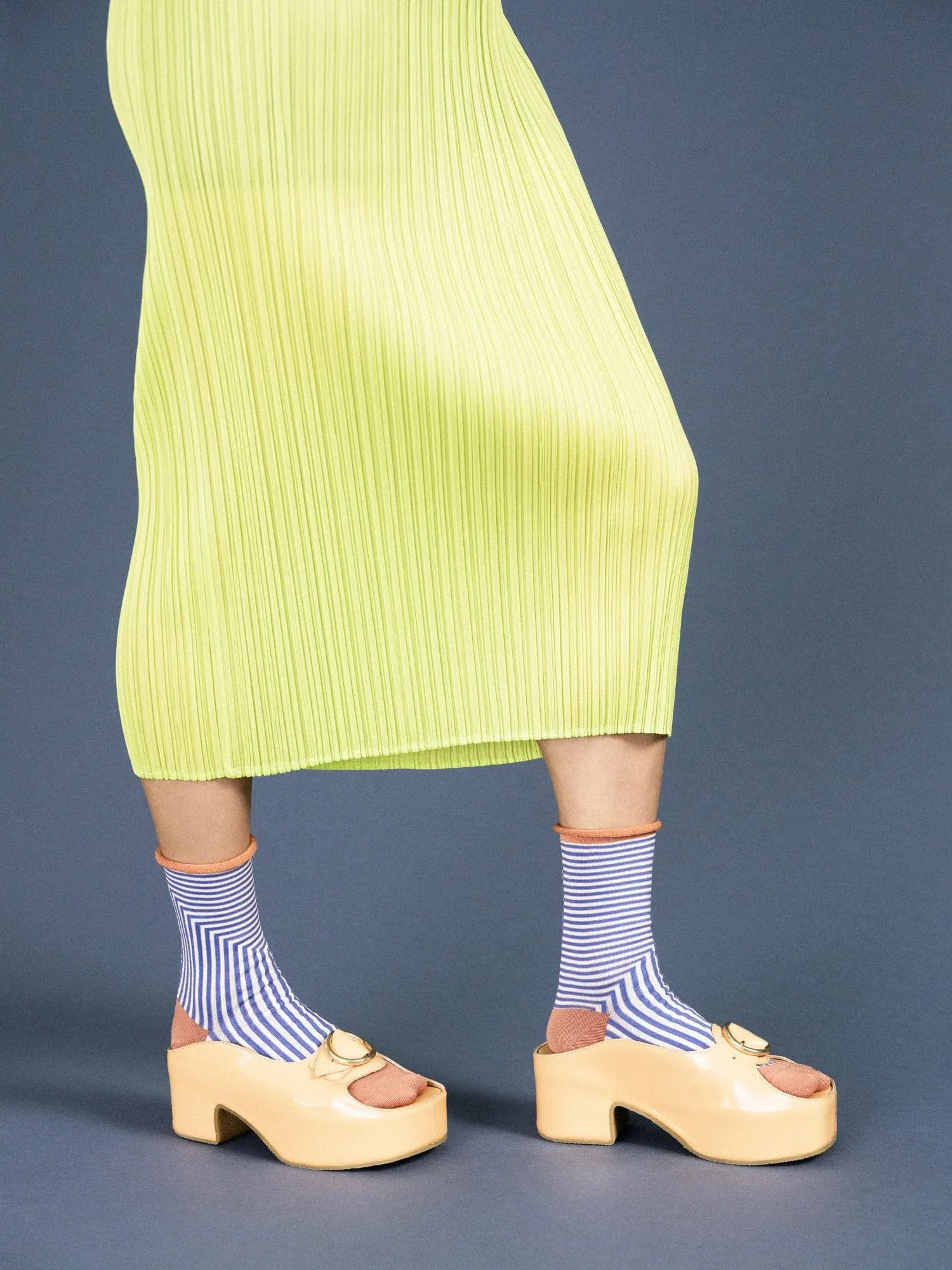 Corbusier Crew Cornflower sold by Maguire Shoes