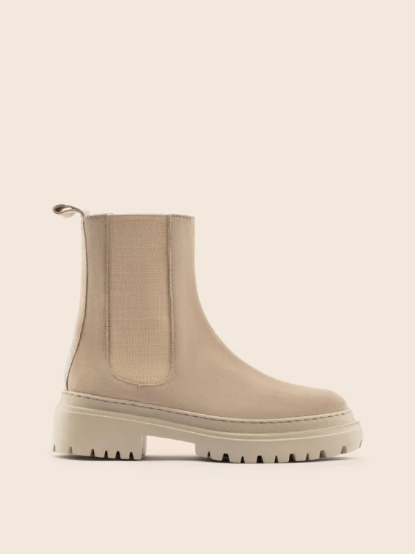 Corticella Sand Unlined Boot sold by Maguire Shoes