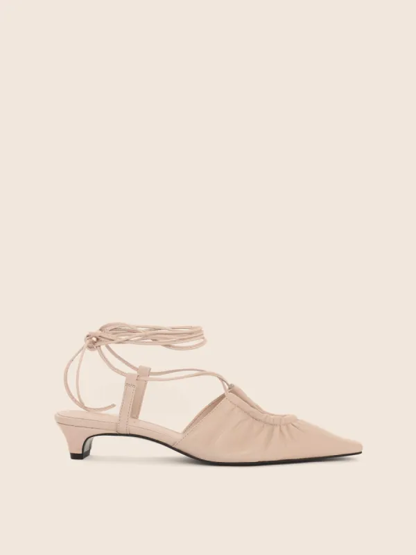 Rafael Cream Pump sold by Maguire Shoes