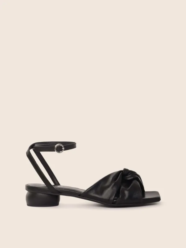 Mataro Black Sandal sold by Maguire Shoes