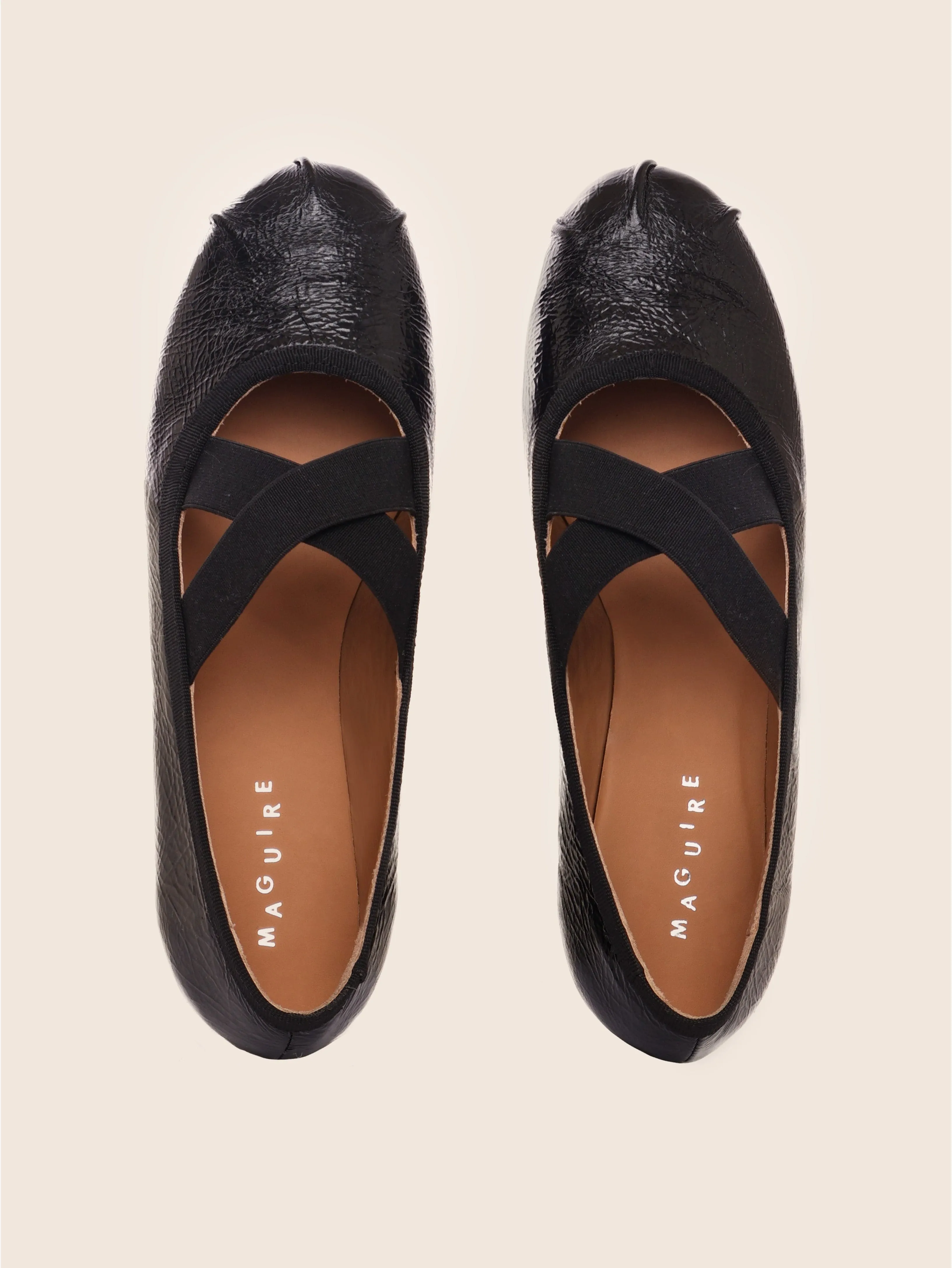 Loreto Black Ballerina sold by Maguire Shoes product image thumbnail 3