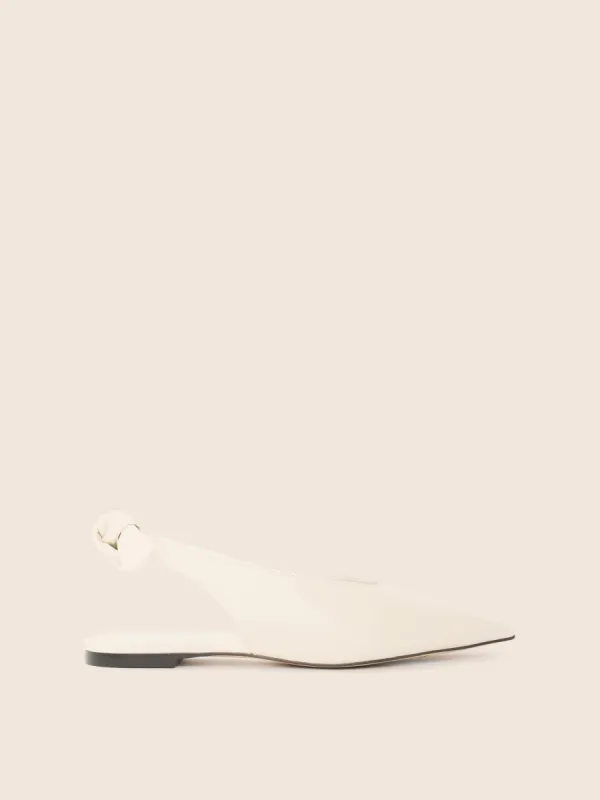 Ondina Cream Mule sold by Maguire Shoes