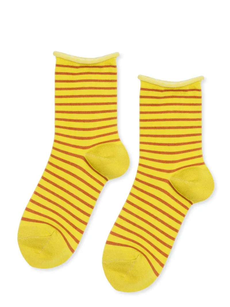 Nautical Stripe Crew Maize sold by Maguire Shoes product image thumbnail 3