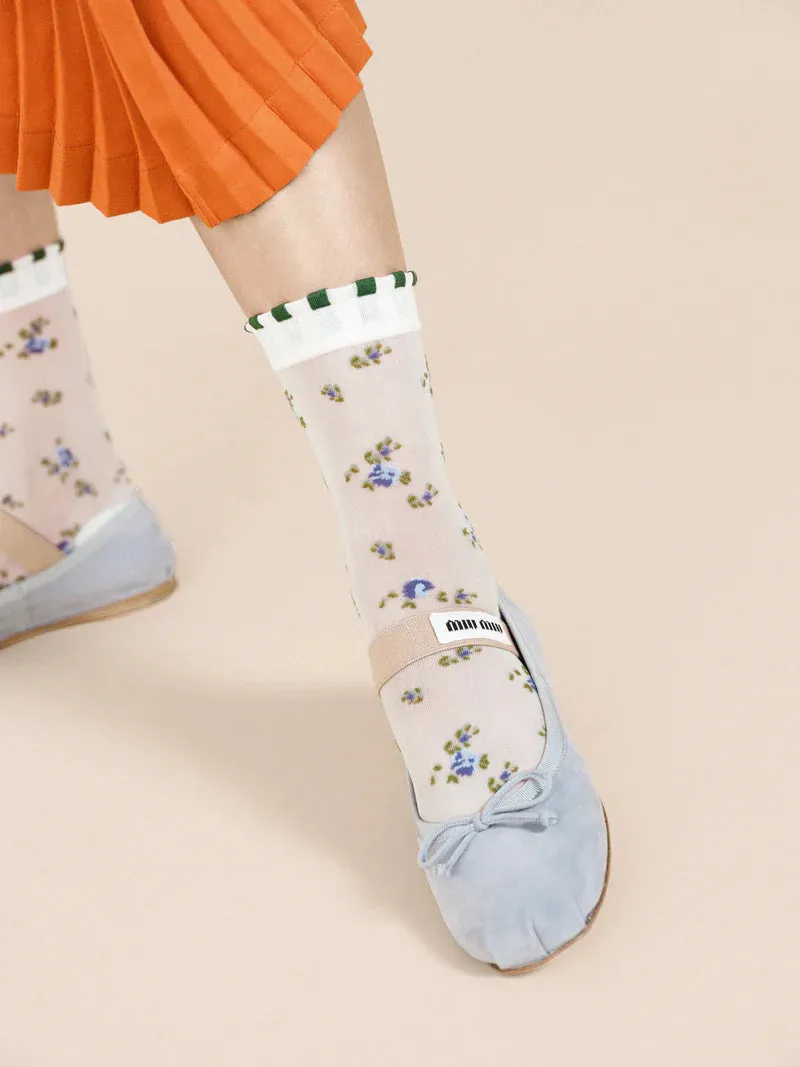 Ashley Floral Crew White sold by Maguire Shoes product image thumbnail 2