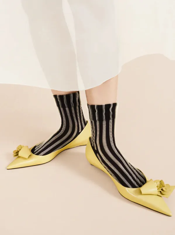 Mykonos Sheer Short Crew sold by Maguire Shoes