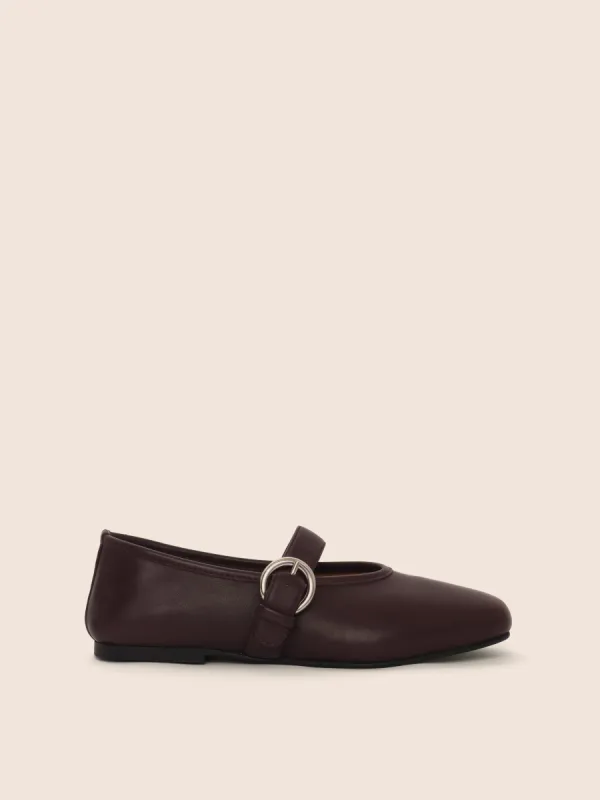 Aveiro Bordeaux Ballerina sold by Maguire Shoes