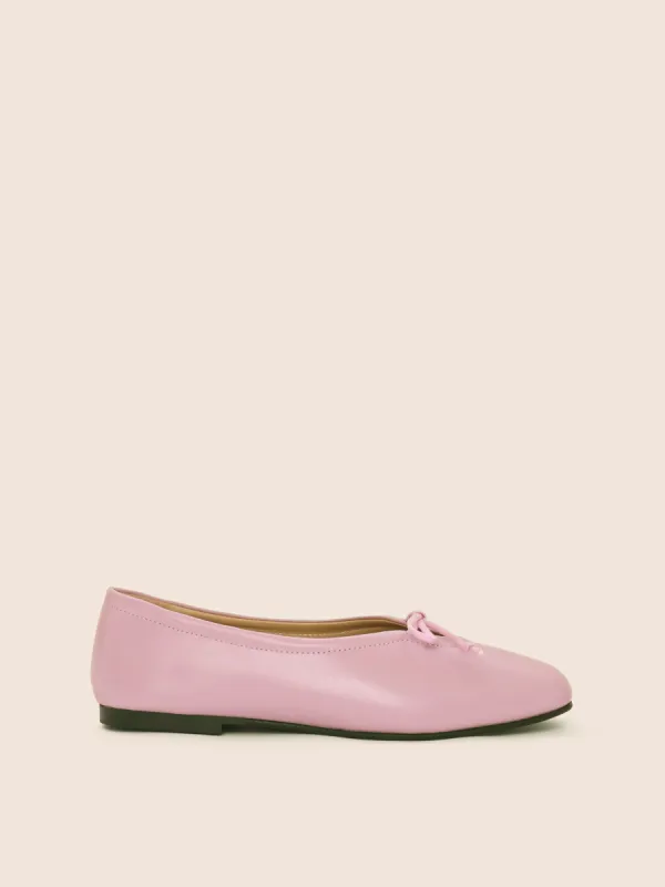 Prato Dusty Pink Ballerina sold by Maguire Shoes