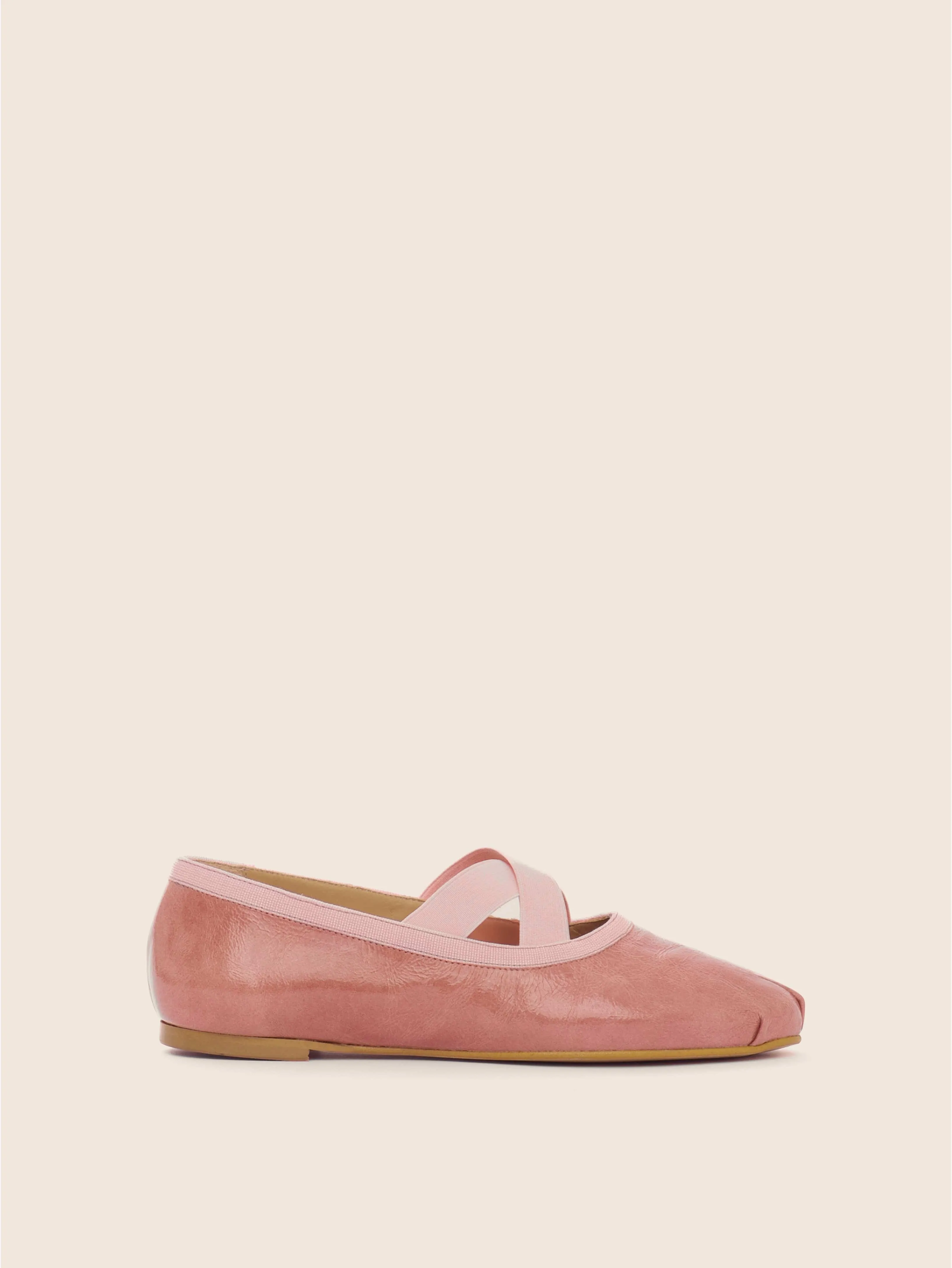 Imperfect Loreto Pink Ballerina sold by Maguire Shoes