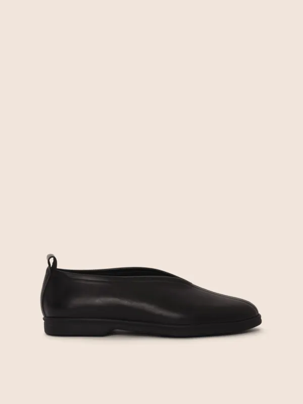Oriana Black Flat sold by Maguire Shoes
