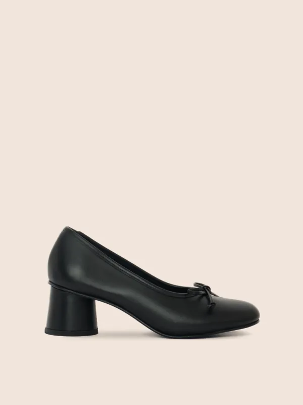 Salvada Black Heel sold by Maguire Shoes