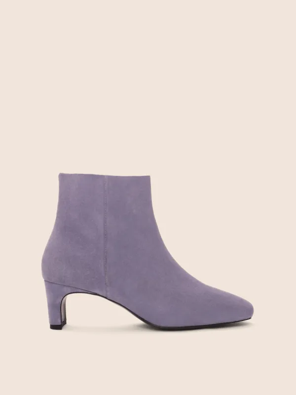 Salema Violet Suede Boot sold by Maguire Shoes