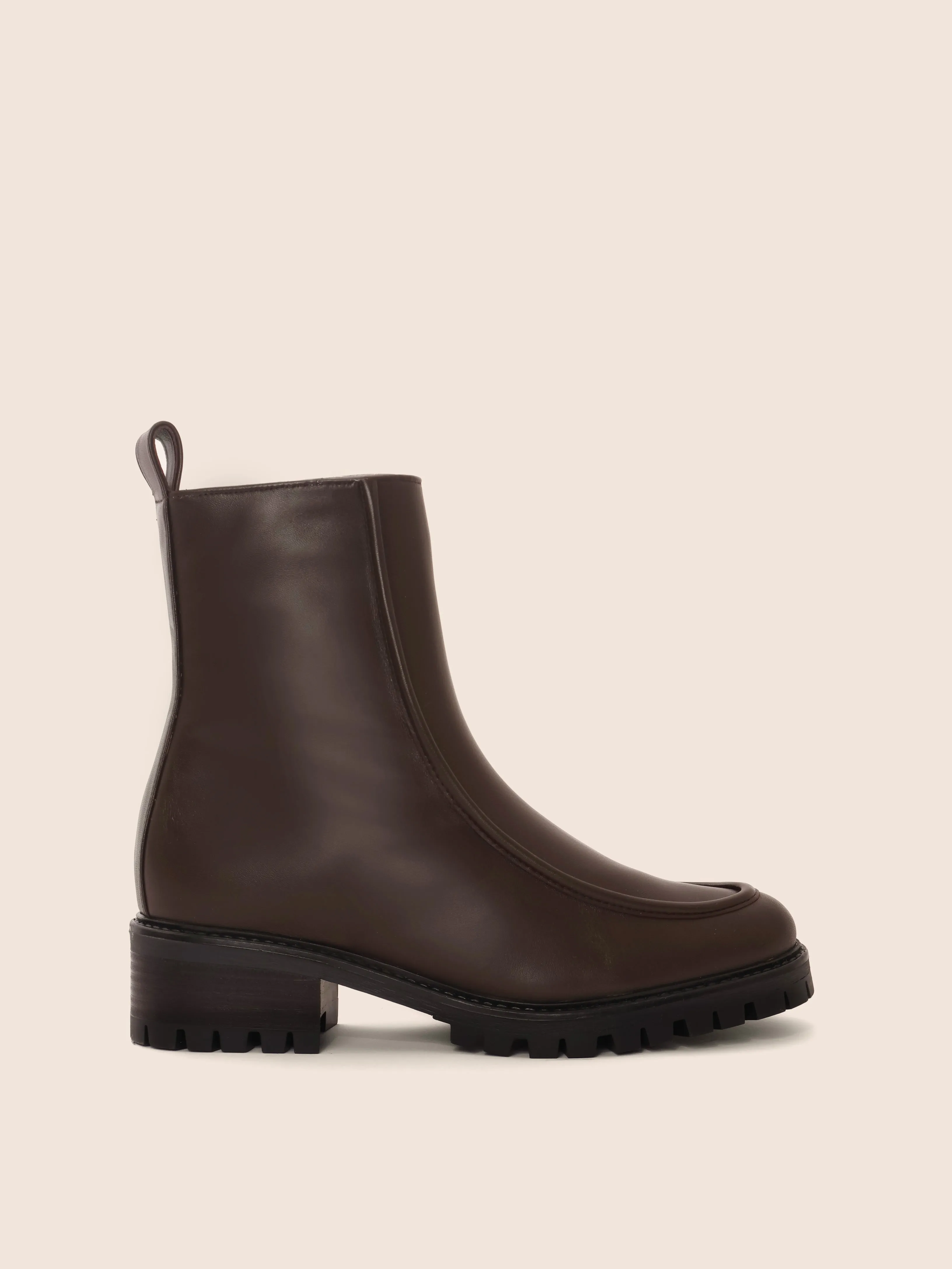 Vigo Dark Brown Lined Boot sold by Maguire Shoes