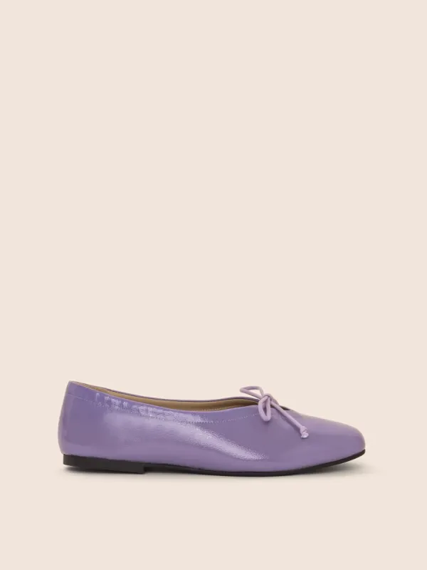 Prato Violet Ballerina sold by Maguire Shoes
