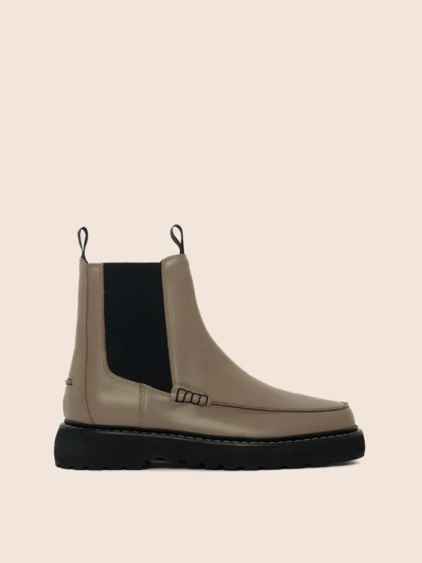 Lagoa Taupe Unlined Boot sold by Maguire Shoes