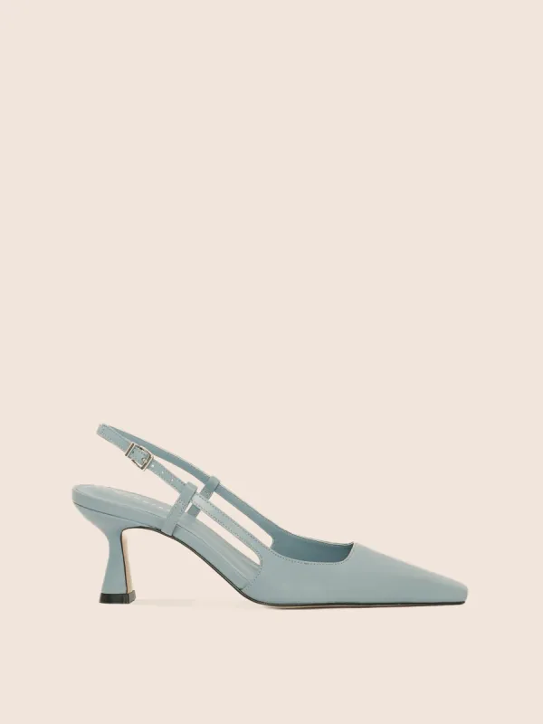 Bahia Denim Pump sold by Maguire Shoes