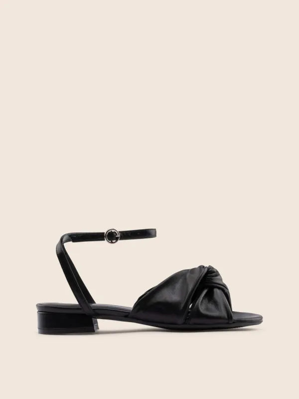 Mataro Black Sandal - Previous Version sold by Maguire Shoes