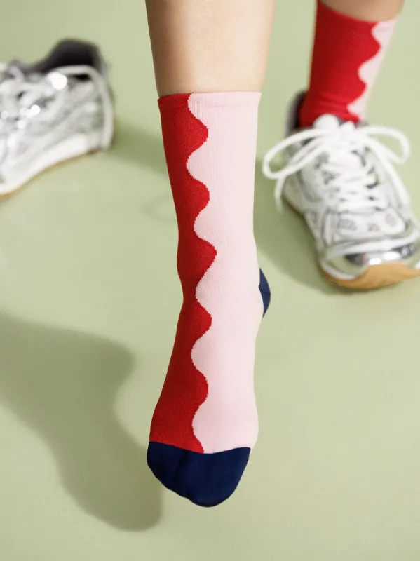 Gemini Sporty Crew Red sold by Maguire Shoes