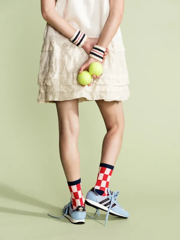 Futura Sporty Crew Red sold by Maguire Shoes