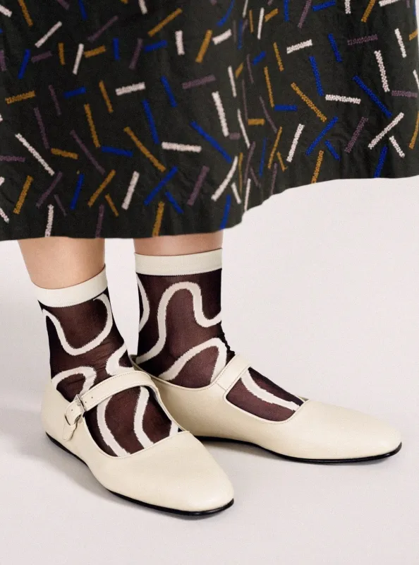 Wiggly Sheer Crew sold by Maguire Shoes