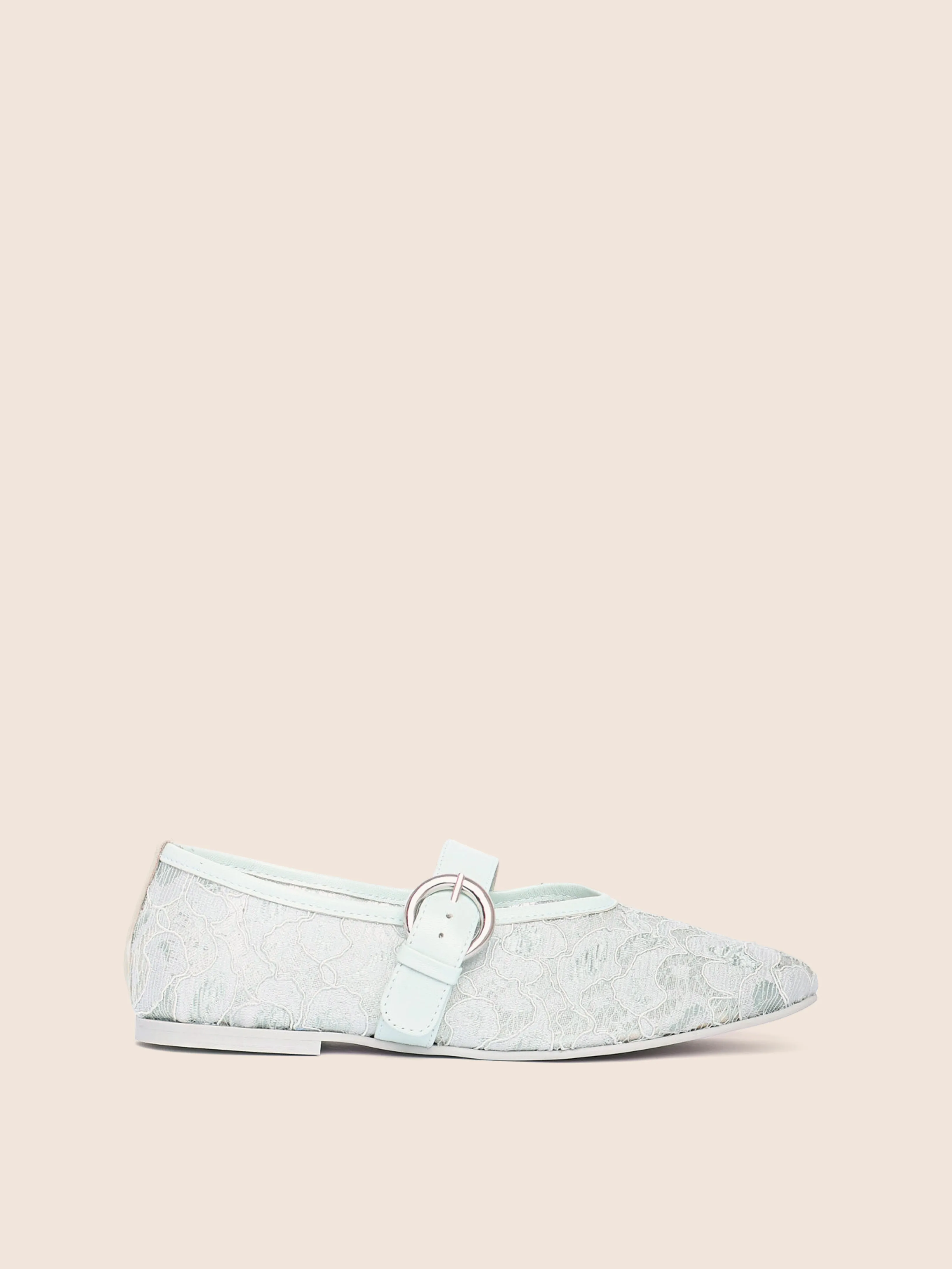 Aveiro Blue Lace Ballerina sold by Maguire Shoes