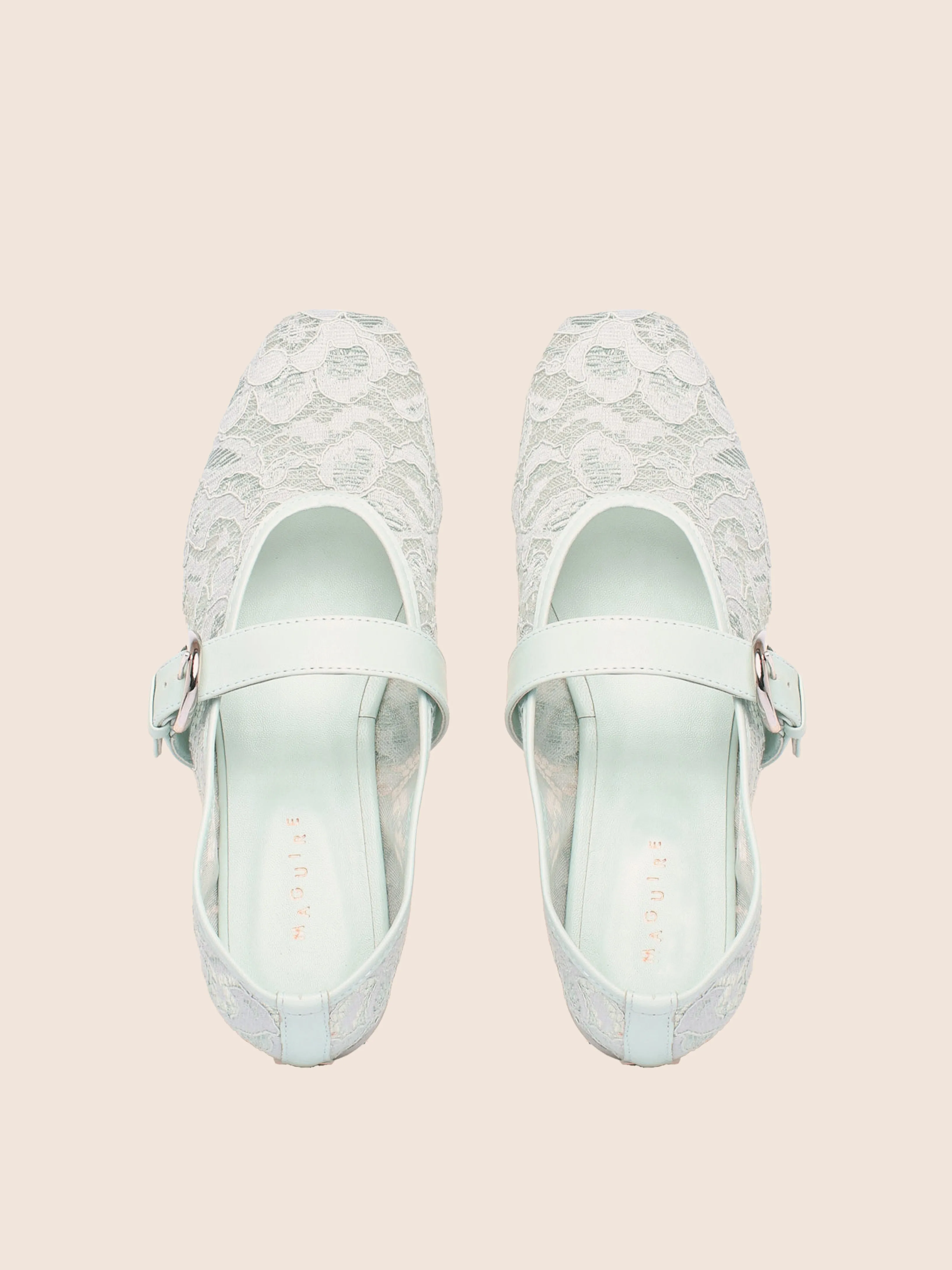 Aveiro Blue Lace Ballerina sold by Maguire Shoes product image thumbnail 5