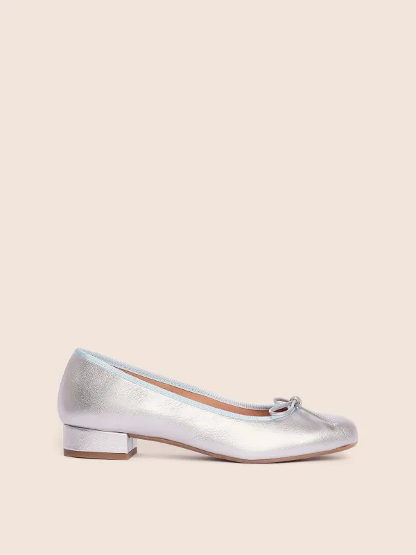 Covelo Silver Ballerina sold by Maguire Shoes
