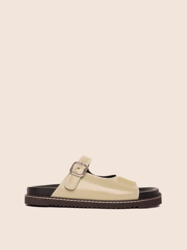 Madeira Pistachio Sandal sold by Maguire Shoes