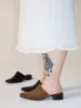 Navio Tan Suede Mule sold by Maguire Shoes