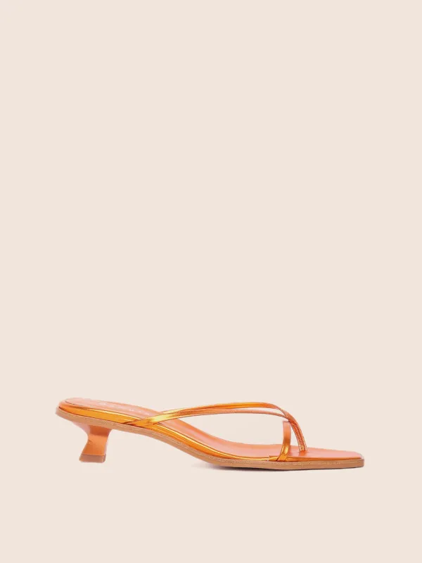 Ulla Orange Sandal sold by Maguire Shoes