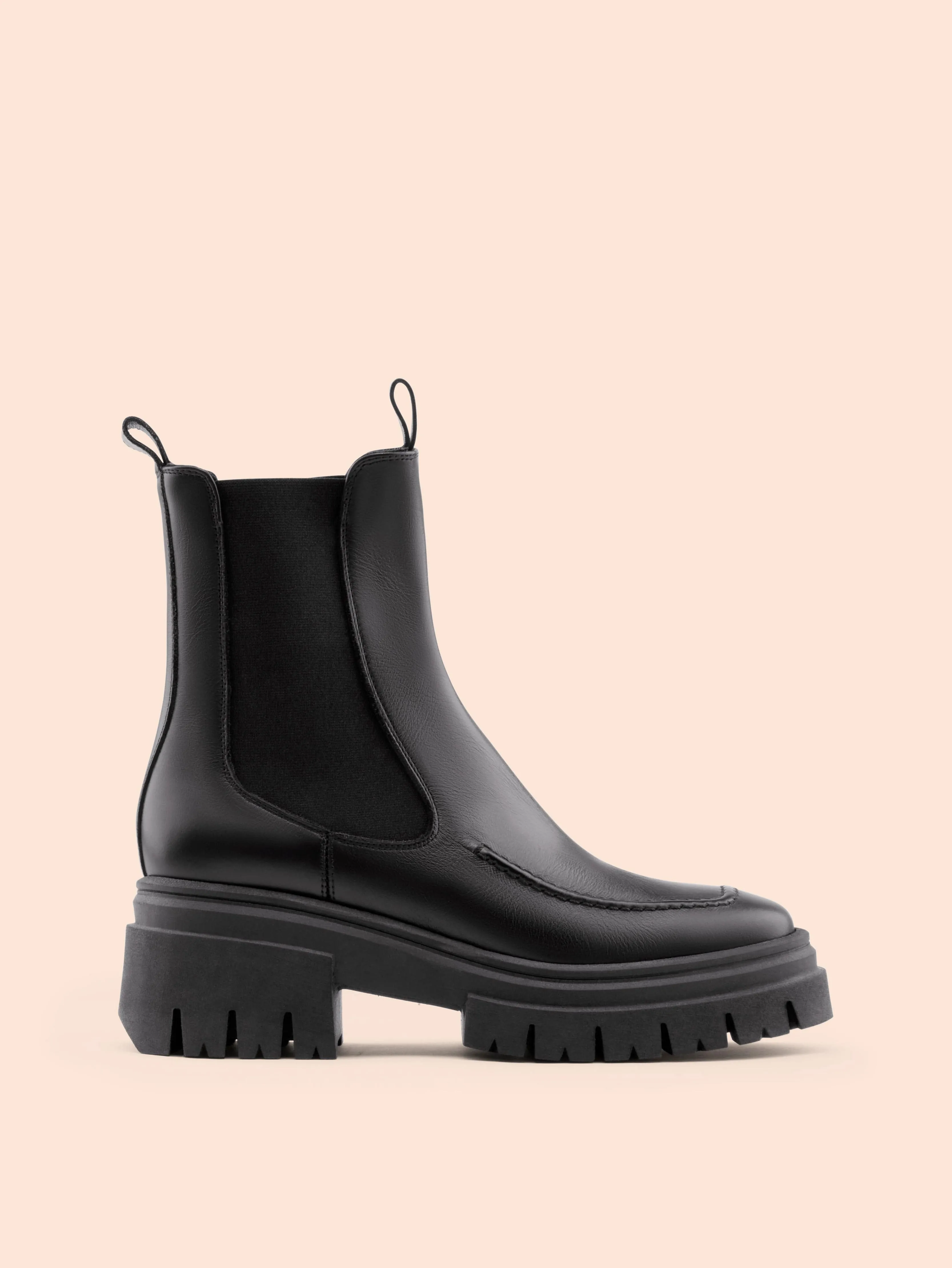 Biella Black Boot sold by Maguire Shoes