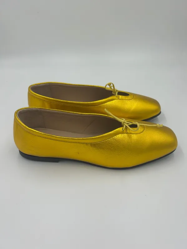 Sample Prato Metallic Yellow 38 sold by Maguire Shoes
