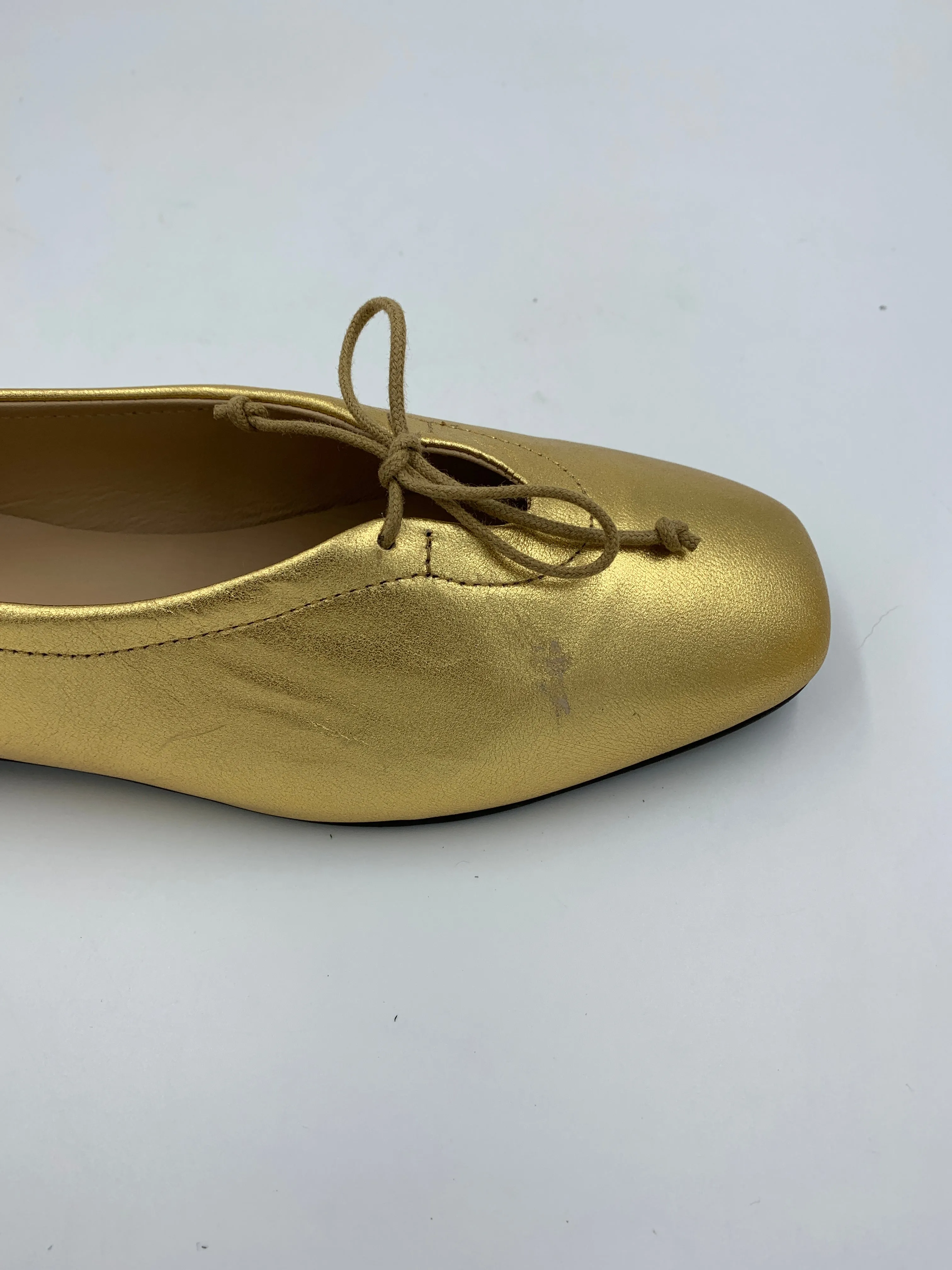 Imperfect Prato Gold Ballerina 38 sold by Maguire Shoes product image thumbnail 2
