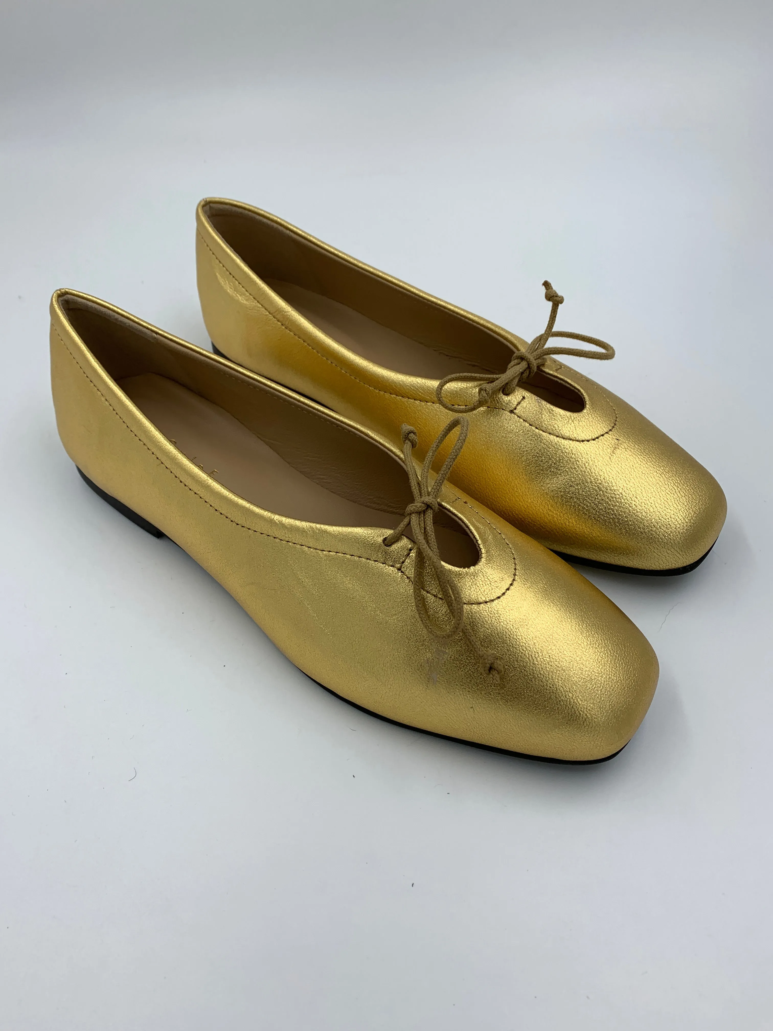 Imperfect Prato Gold Ballerina 38 sold by Maguire Shoes product image thumbnail 4