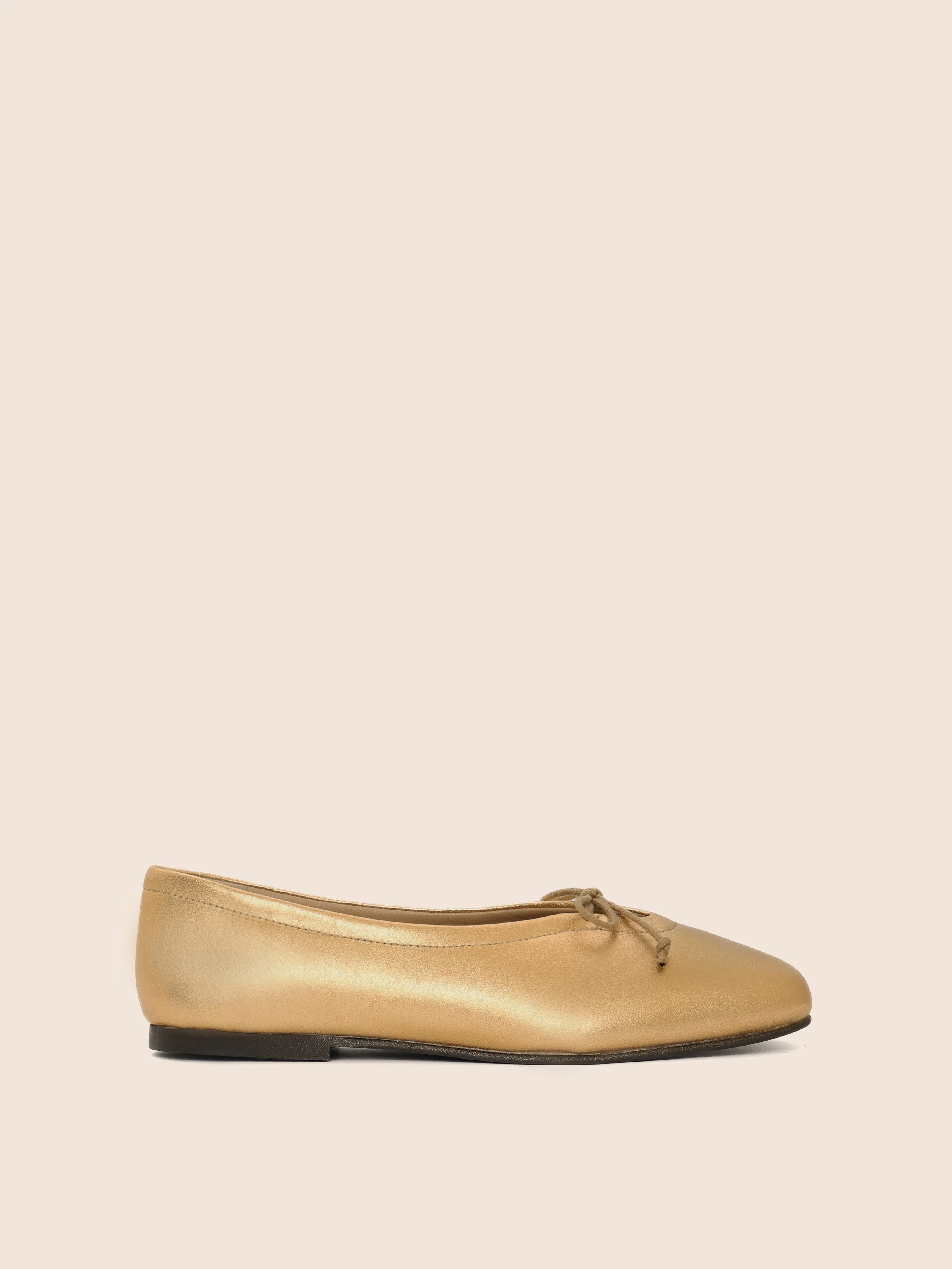 Imperfect Prato Gold Ballerina 38 sold by Maguire Shoes
