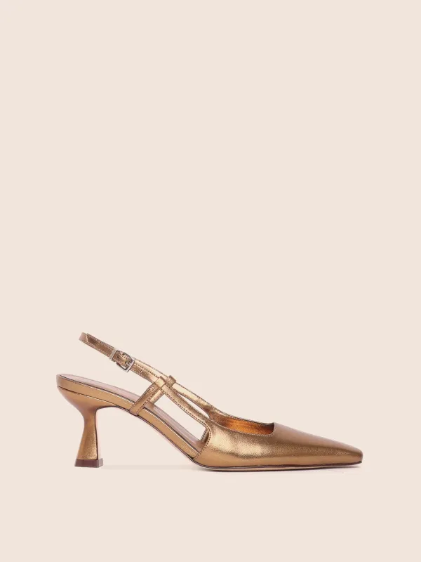 Bahia Bronze Pump sold by Maguire Shoes
