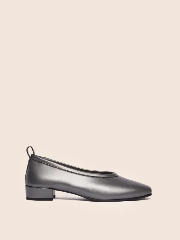 Torza Grey Ballerina made by Maguire Shoes