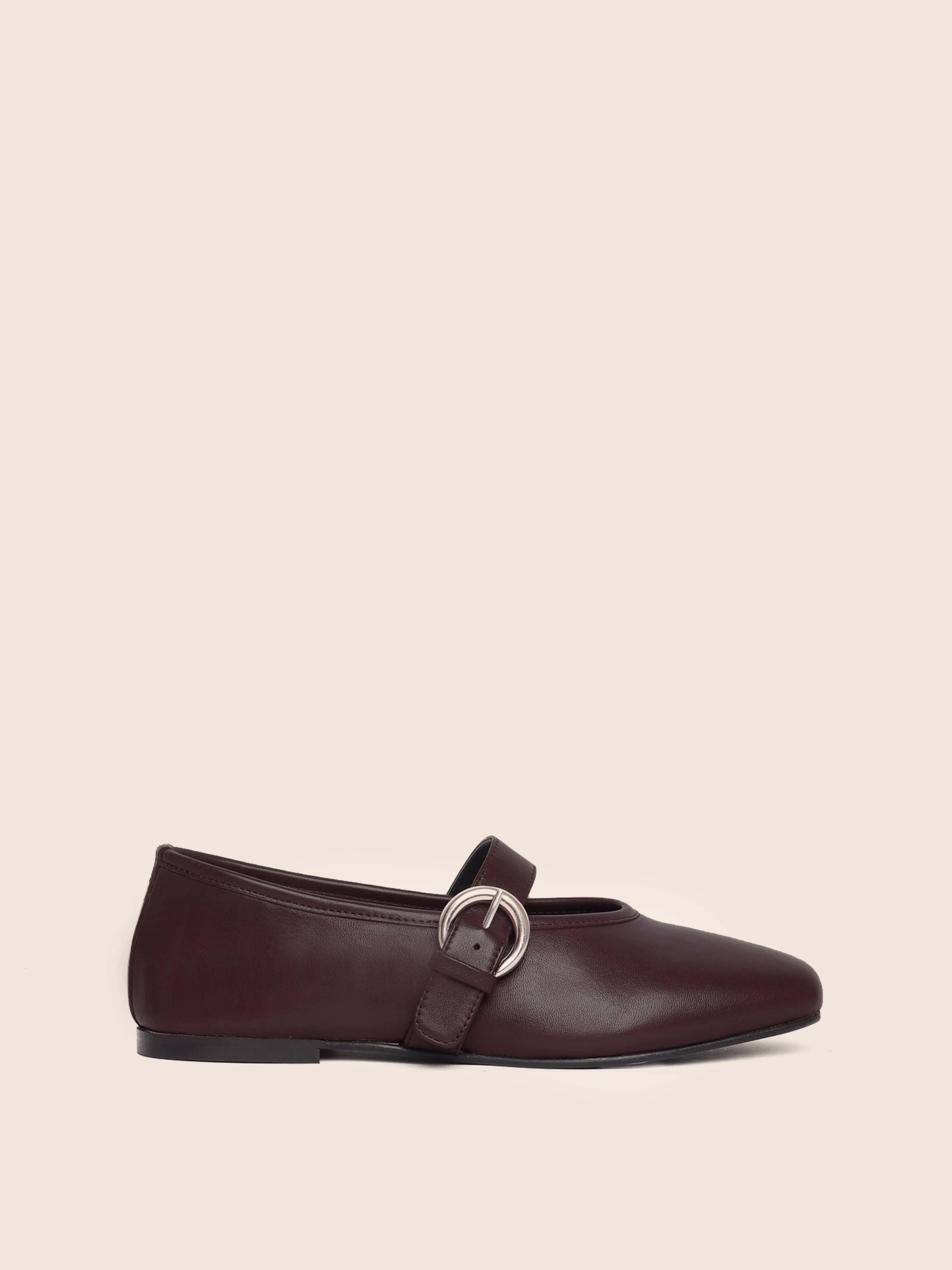 Aveiro Bordeaux Ballerina sold by Maguire Shoes