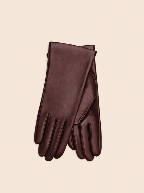 Alpi Plum Gloves sold by Maguire Shoes