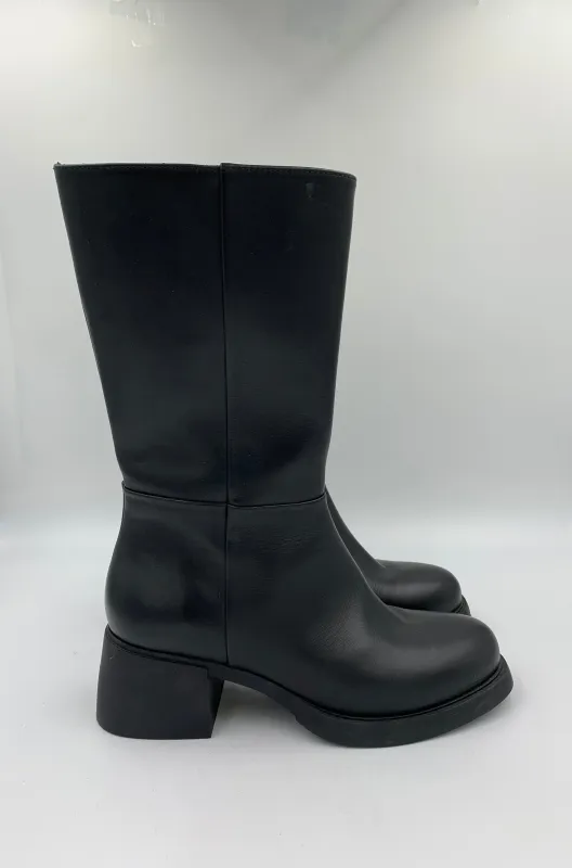 Sample Mid-calf Black Boot 37 sold by Maguire Shoes