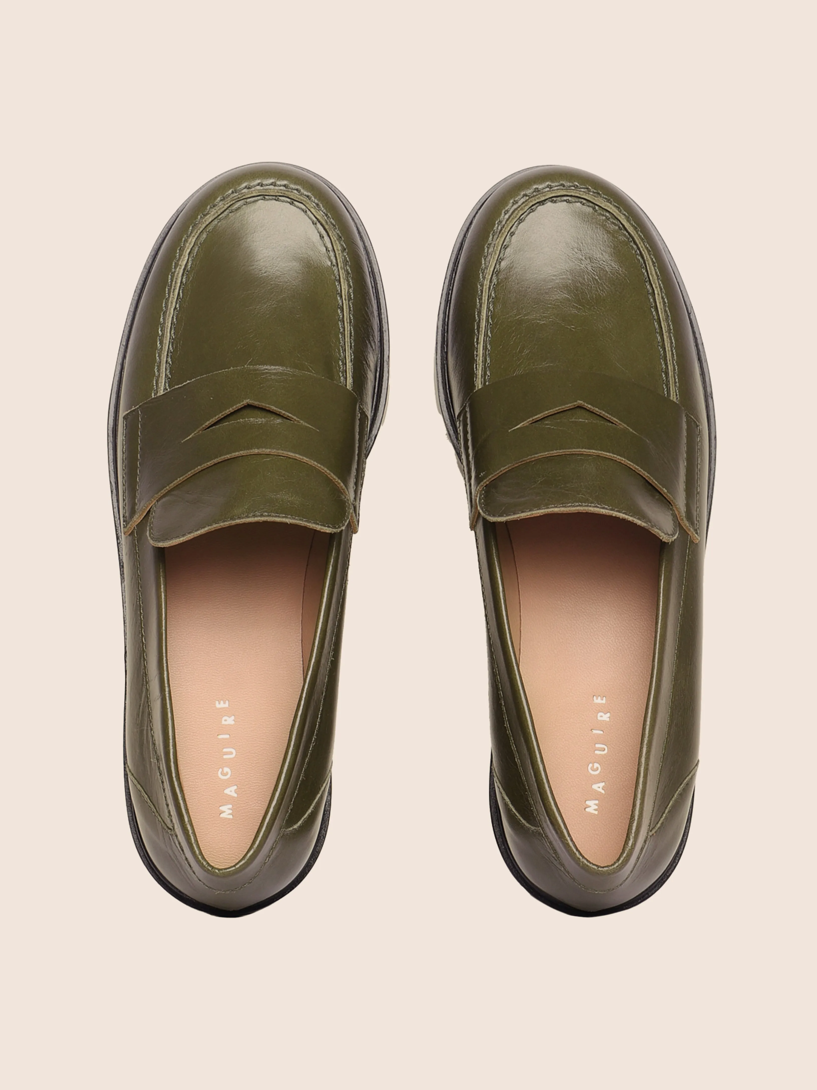 Orio Olive Loafer sold by Maguire Shoes product image thumbnail 4